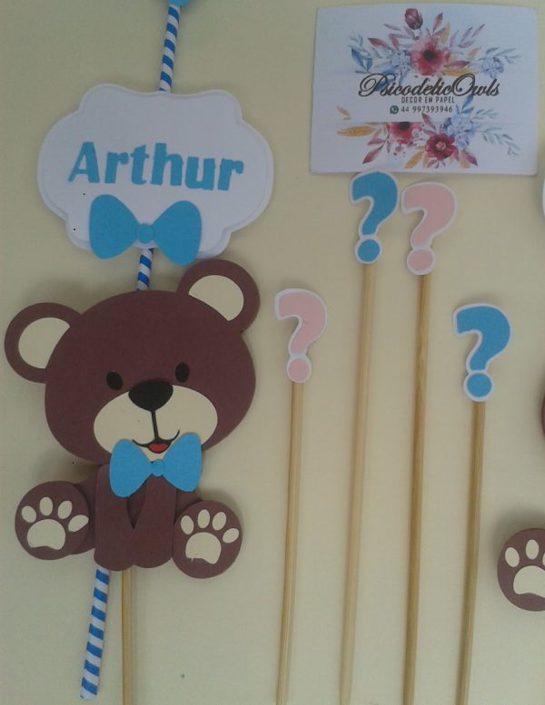 Arquivo de Corte Ursinhos Chá Revelação Menino ou Menina? - Imagem 3