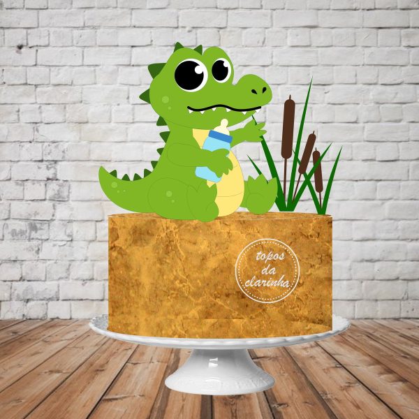 ARQUIVOS DE CORTE TOPO DE BOLO CROCODILO CAMADA