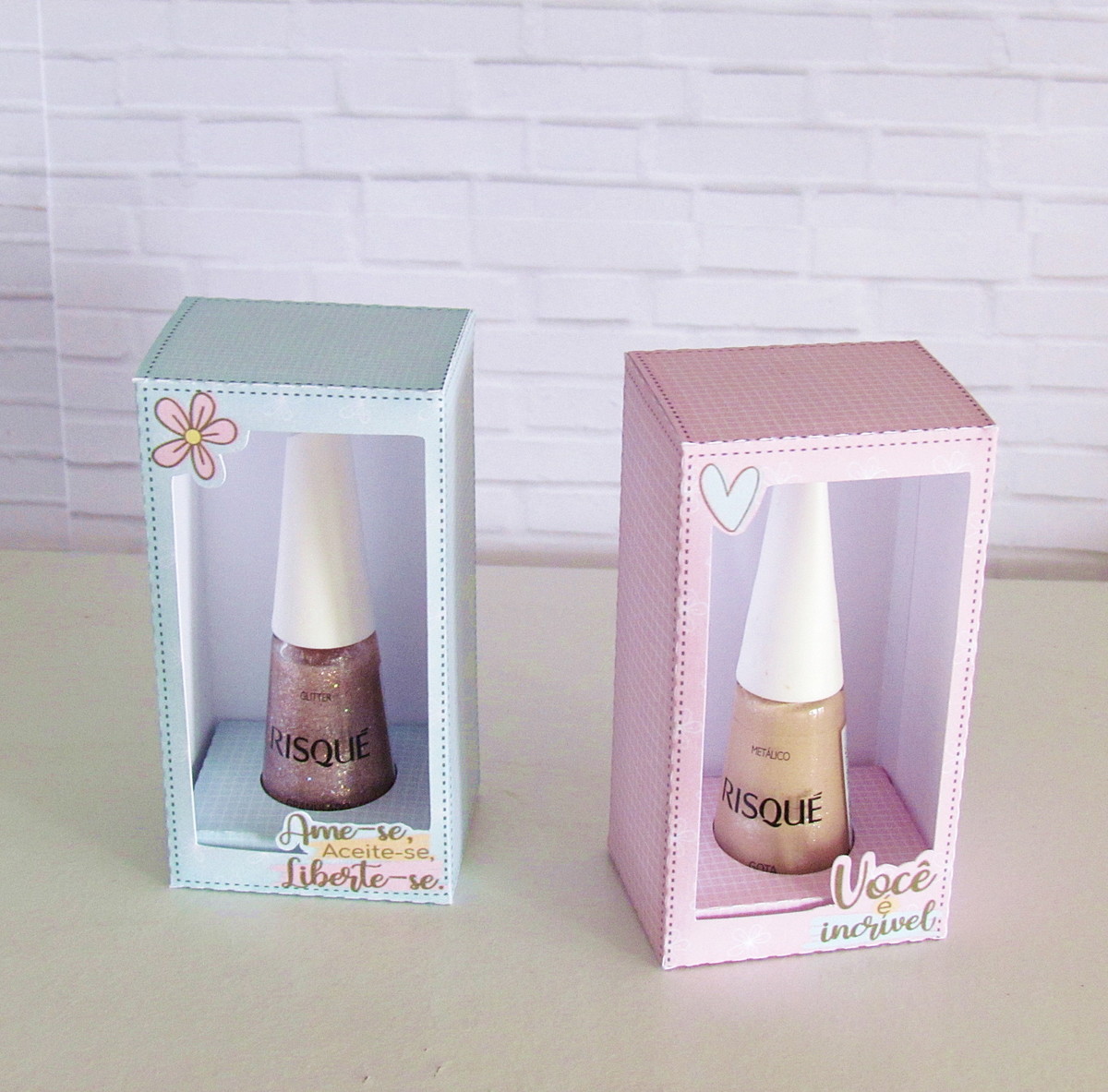 Caixa Esmalte Dia da Mulher - Arquivo de corte - Imagem 3