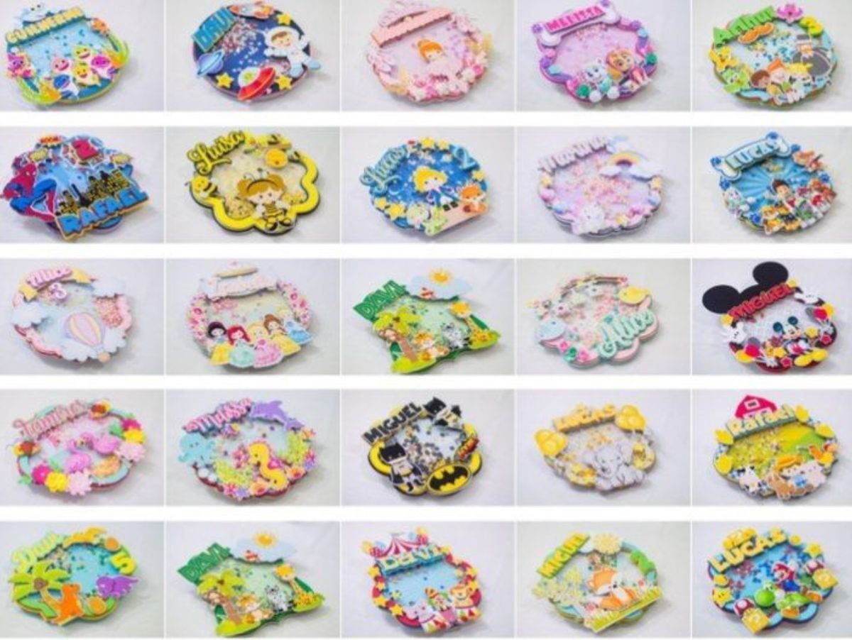 Combo Topo De Bolo Shaker Topo De Bolo Para Imprimir