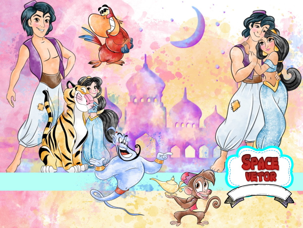 Aladim Aquarela Kit Digital Compre 1 Leve 3