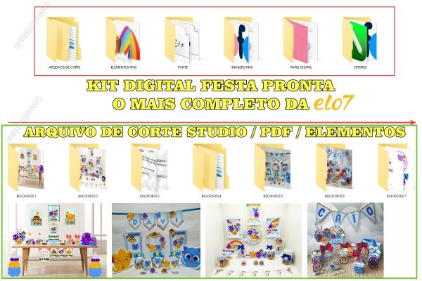 Kit Digital Bolofofos Completo - Imagem 2