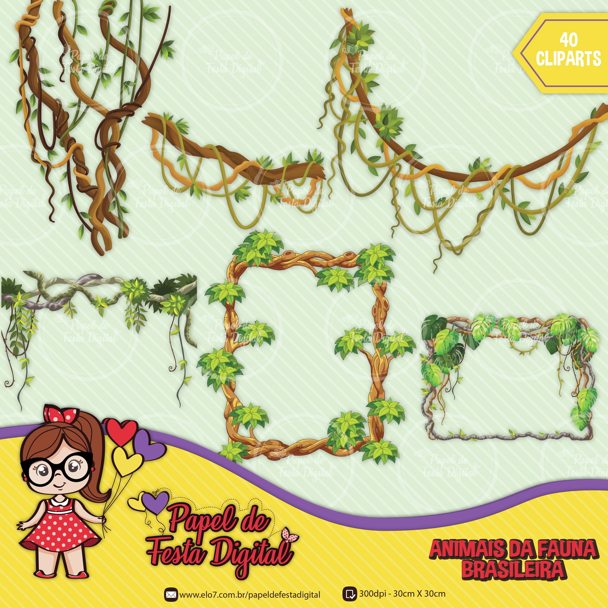 Kit Digital Completo Animais da Fauna Brasileira - Imagem 4