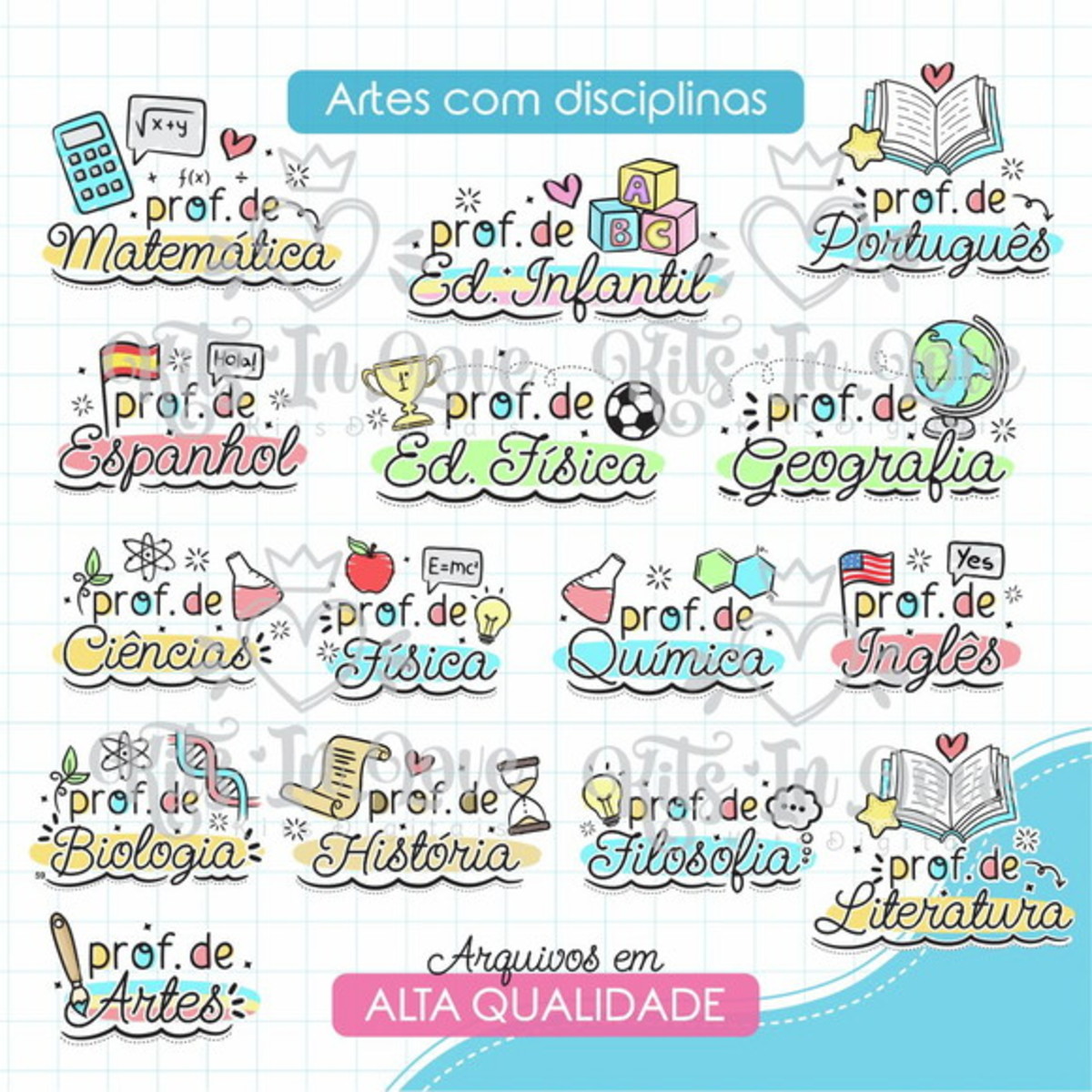 Kit Digital Dia dos Professores | Frases Dia Professor | Kit - Imagem 4