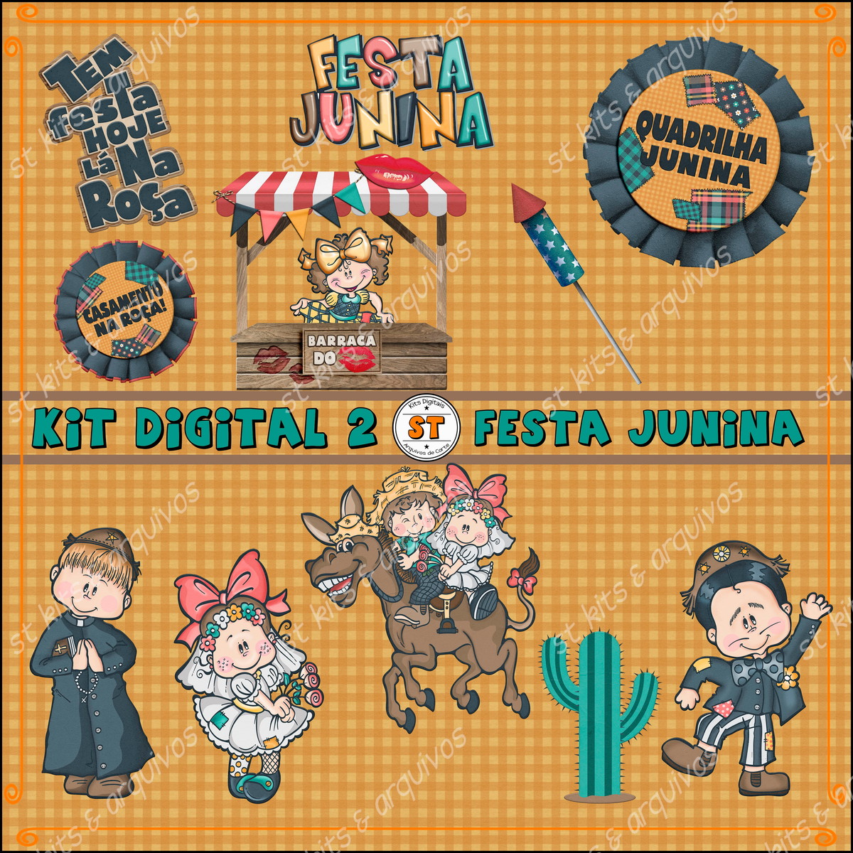 Kit Digital Festa Junina - Imagem 2