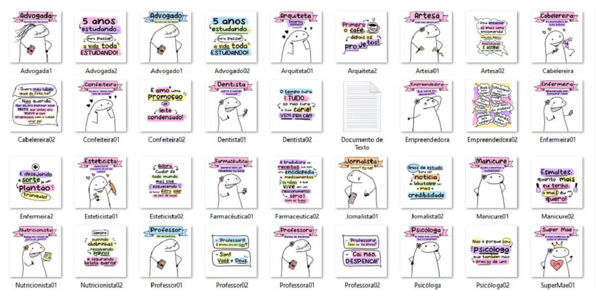 Kit Digital Flork Profissões - Imagem 3