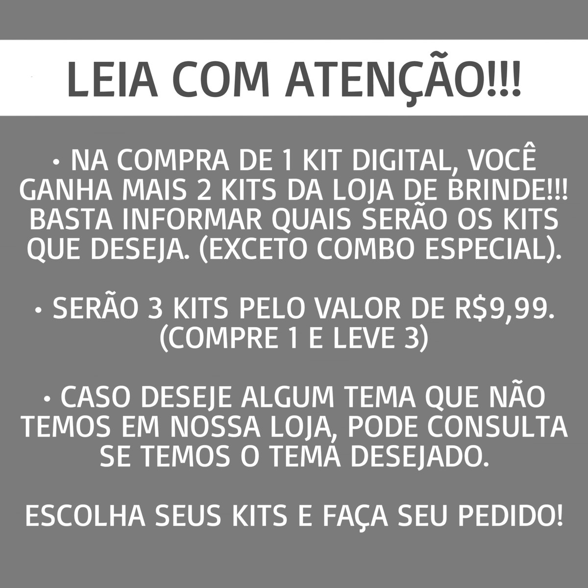 Kit Digital Fundo do Mar + 2 Kits de Brinde!!! - Imagem 2