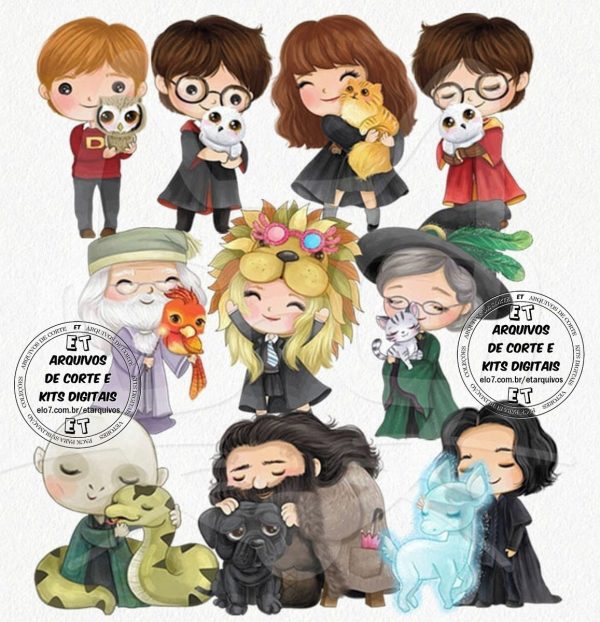 #100 Kit Digital Harry Potter 1