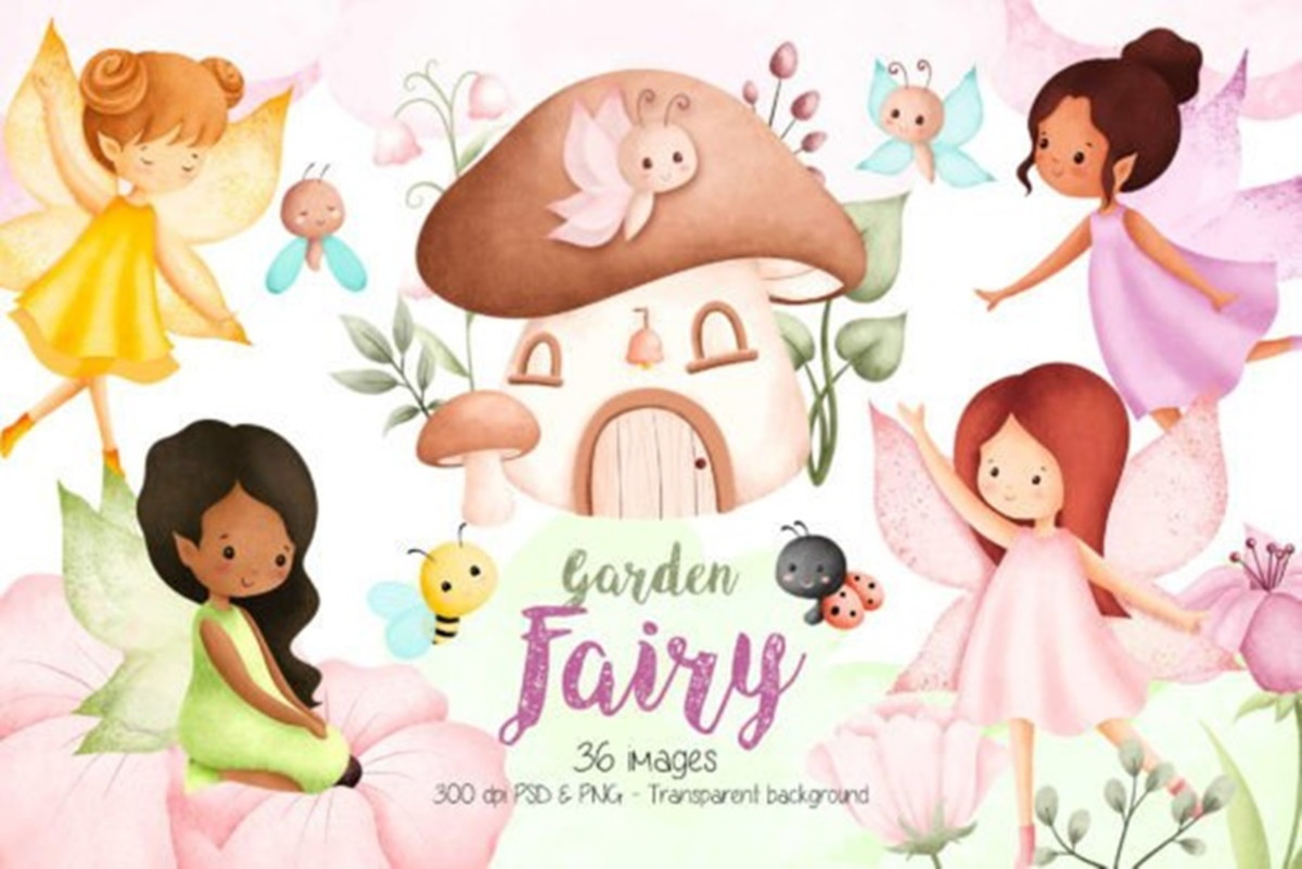 Kit Digital Jardim das Fadas (stll)