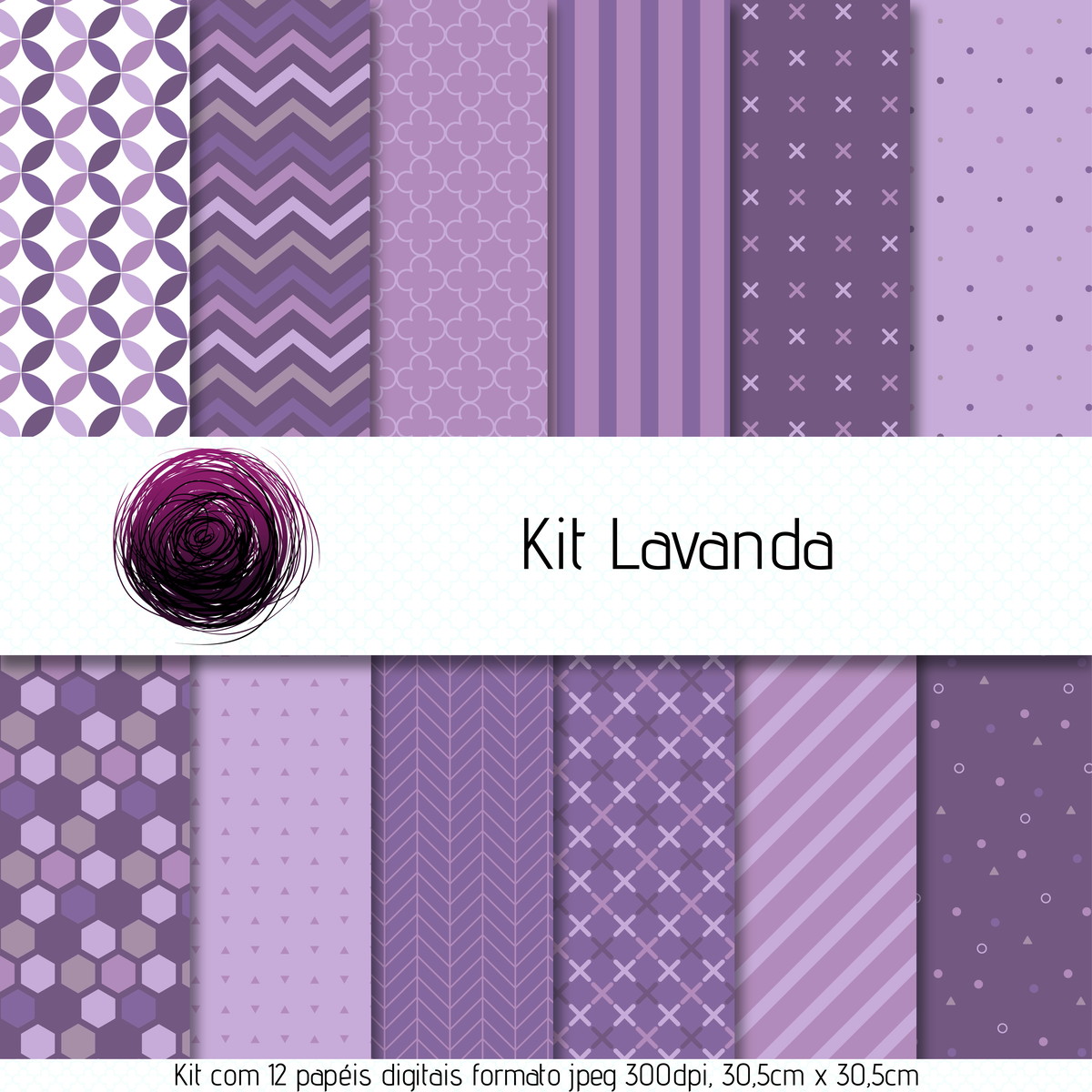 Kit Digital Lavanda