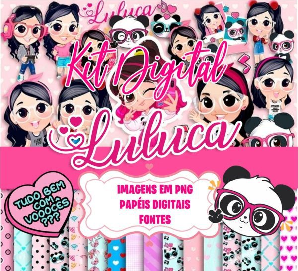 Kit Digital Luluca Panda #775
