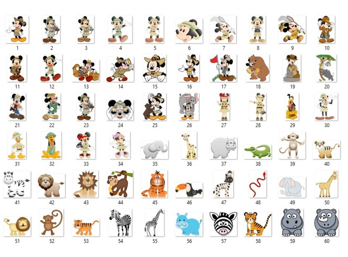 Kit Digital Mickey Safari - Imagem 2