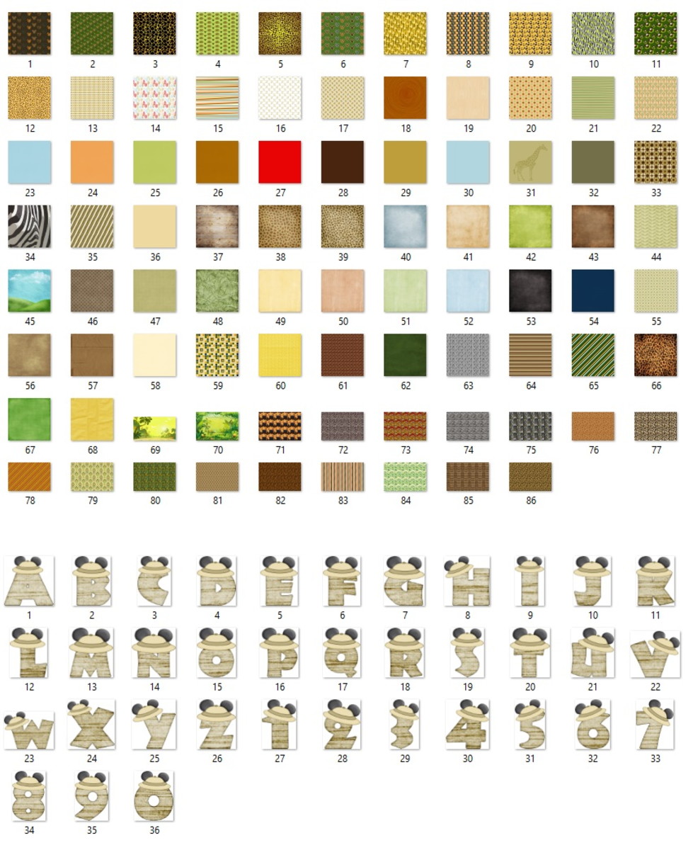 Kit Digital Mickey Safari - Imagem 5