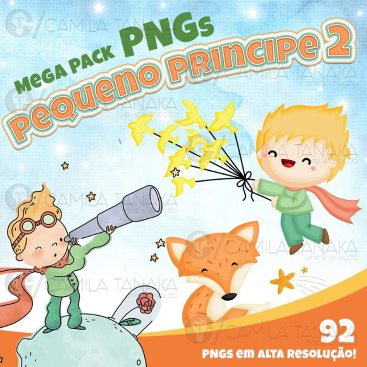 Kit Digital Png Pequeno Principe 2 (pague 1 Leve 3)