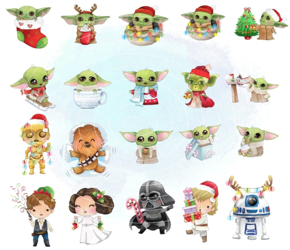 Mega Kit Digital - Star Wars Aquarela (cod. 0095) - Imagem 4