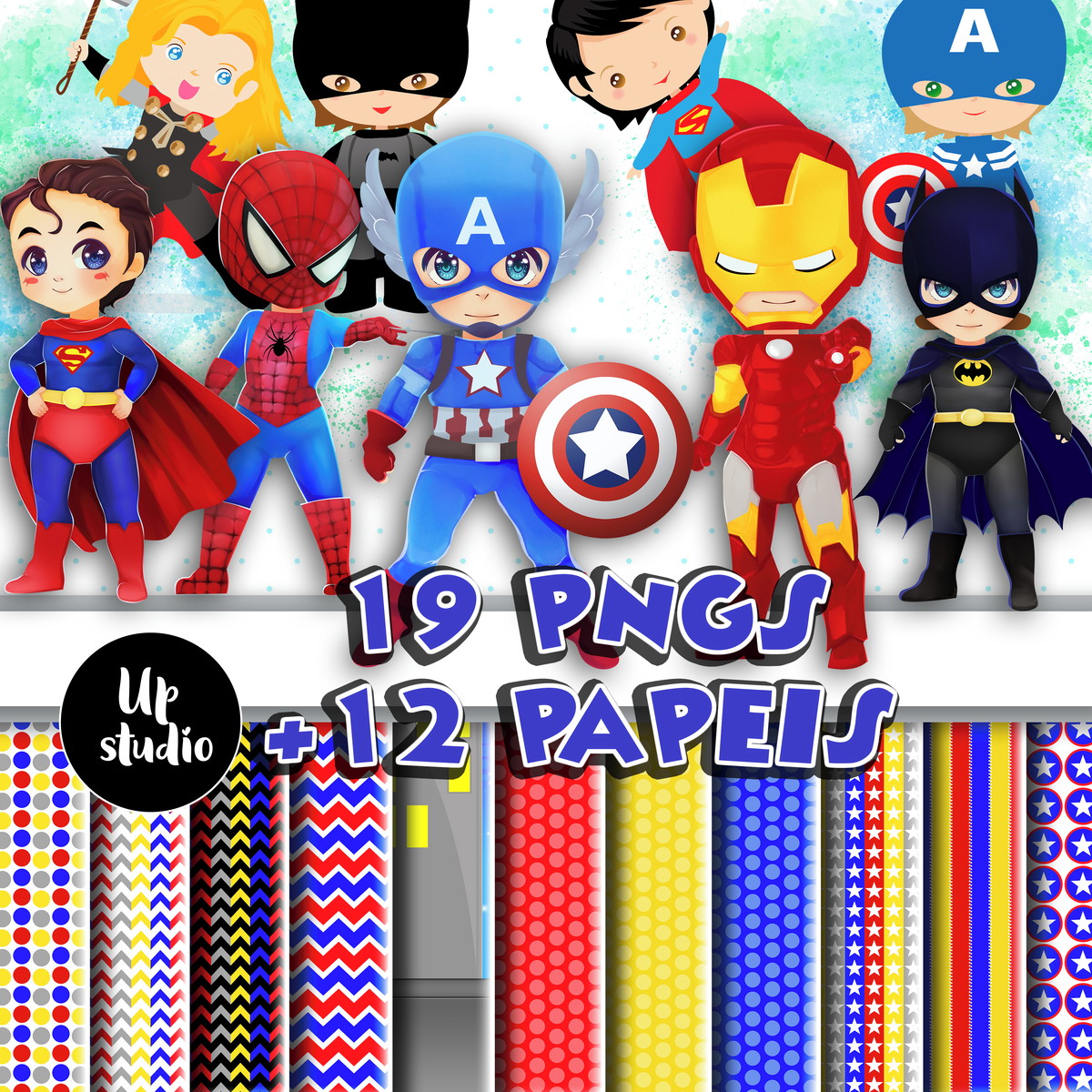 Kit Digital Super Herois