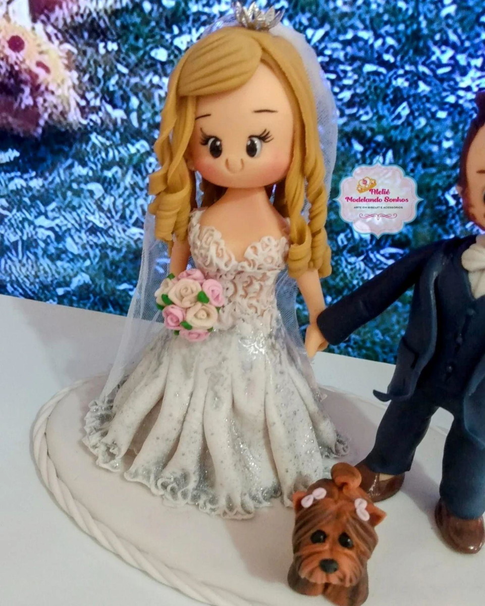 Topo de Bolo Casamento - Imagem 2