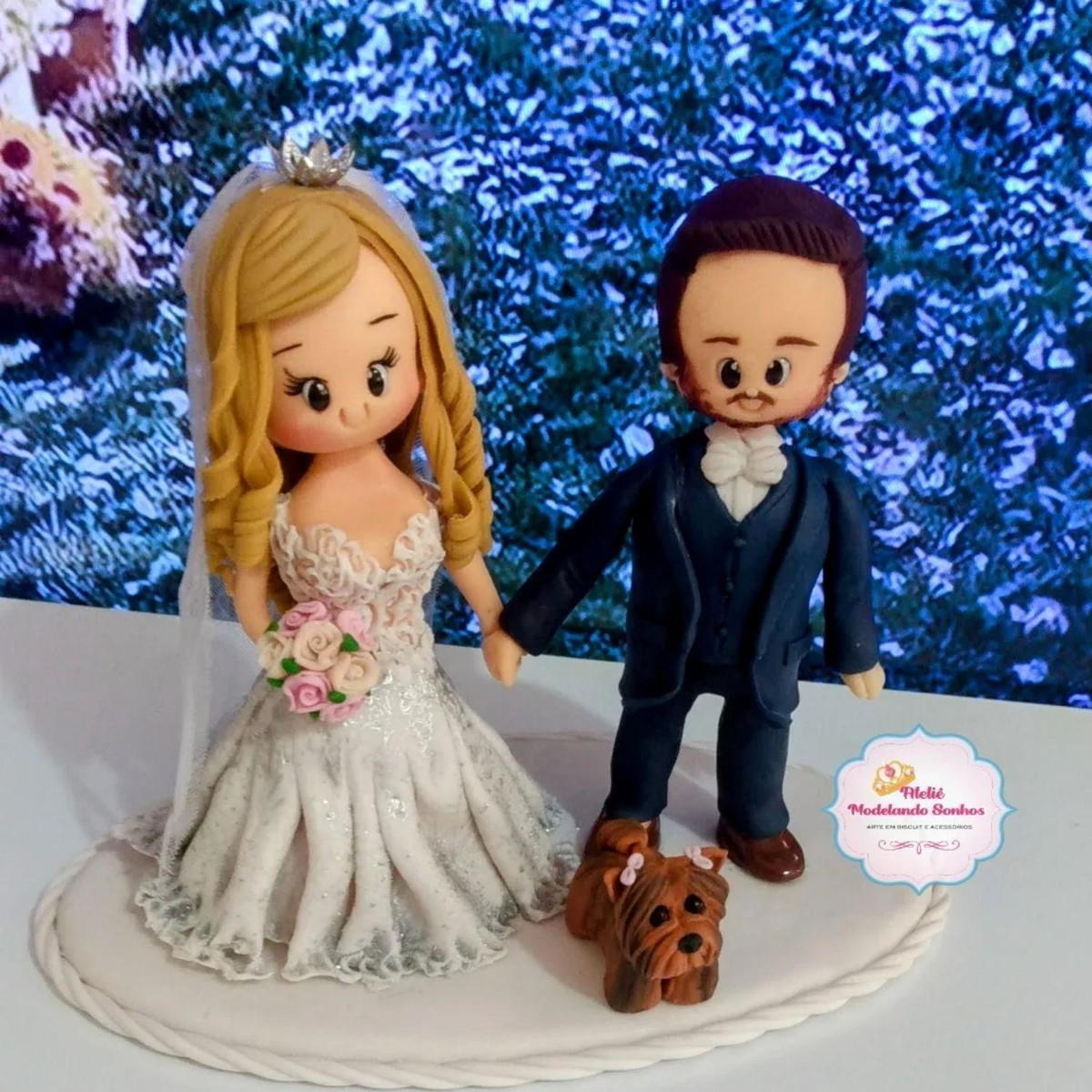 Topo de Bolo Casamento - Imagem 3