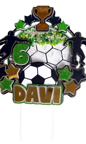 Pague 1 e Leve 2 Topo Bolo Futebol Luxo Arquivo de Corte