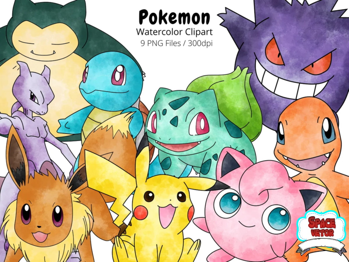 Pokemon Kit Digital Aquarela , Compre 1 Leve 3