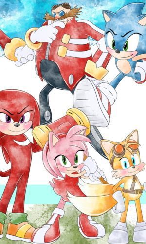 Sonic Aquarela ,kit Digital Compre 1 Leve 3