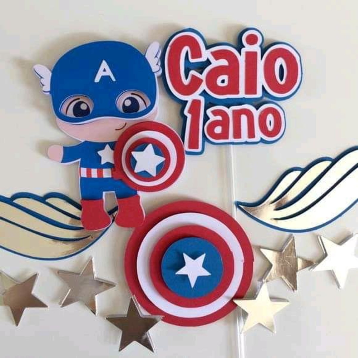 Topo capitão América em camadas+ 4 ARQUIVOS A SUA ESCOLHA
