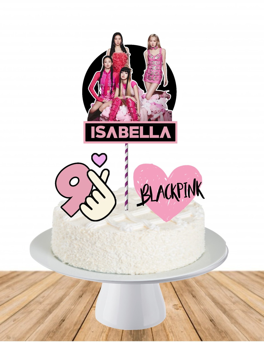 Topo de Bolo Blackpink - Imagem 2
