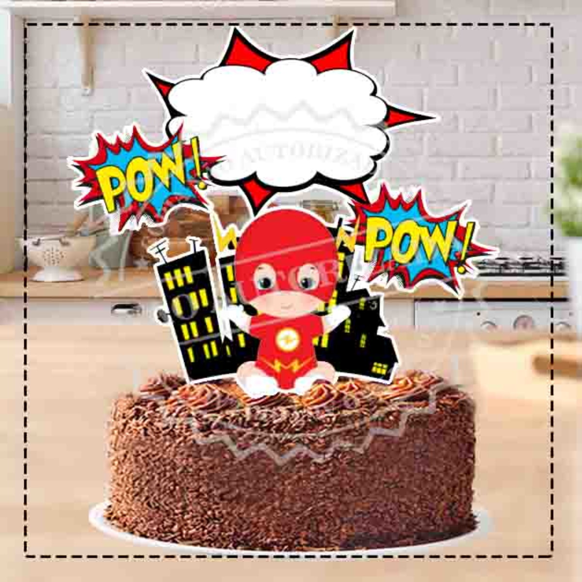 TOPO DE BOLO FLASH BABY 03- ARQUIVO DIGITAL