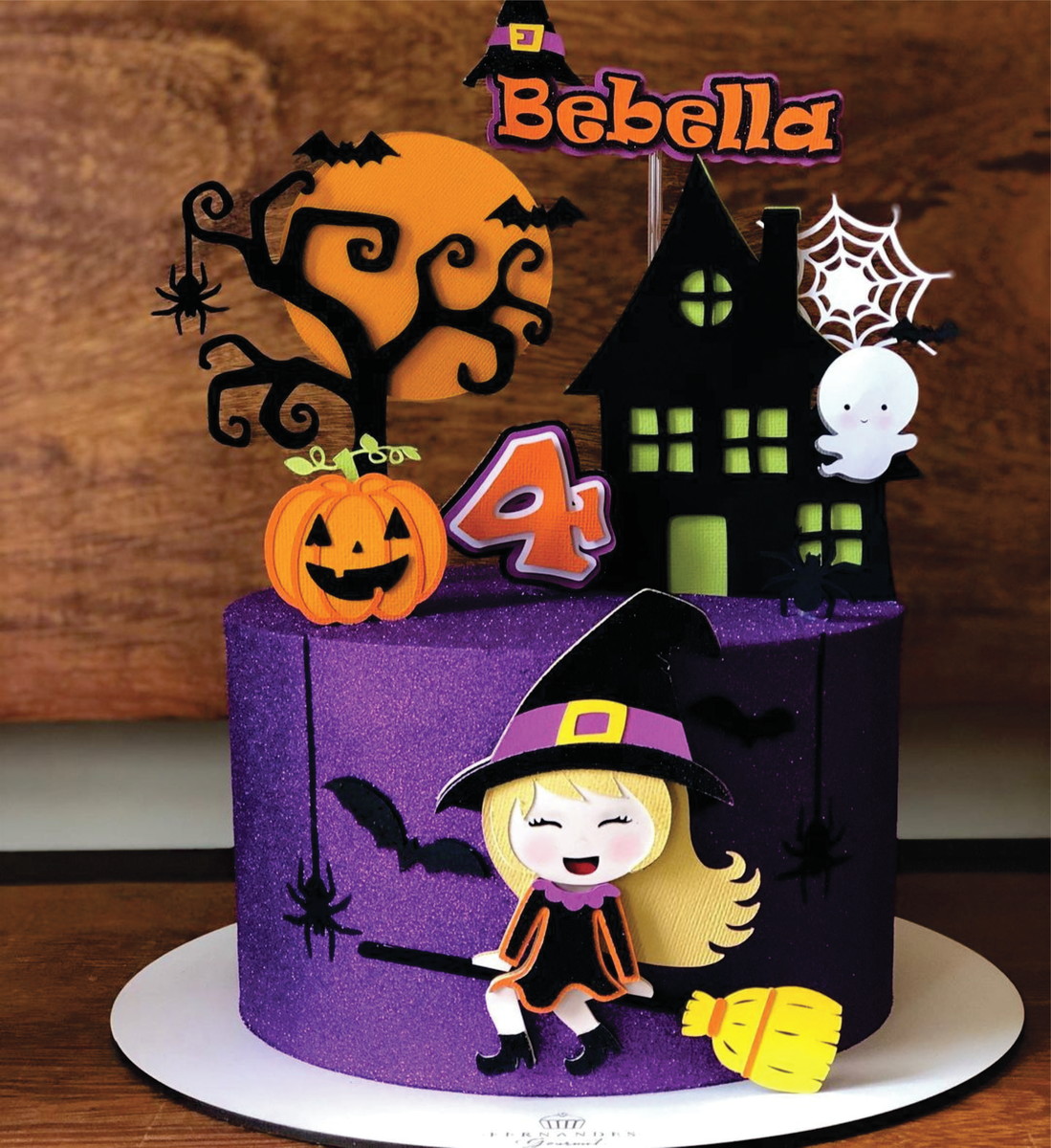 Topo de Bolo Halloween - Arquivo de Corte