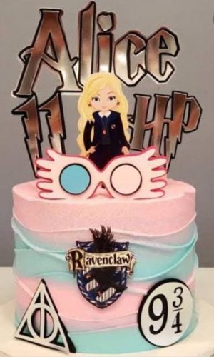 Topo de Bolo Luna Lovegood Arquivo de Corte Studio/PDF