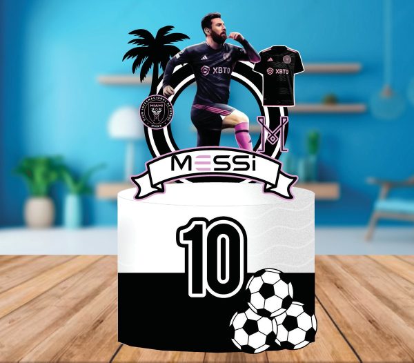 Topo de Bolo Messi Inter Miami