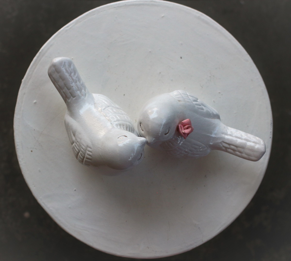 Topo de Bolo passarinhos, pombinhos para casamento - Imagem 3
