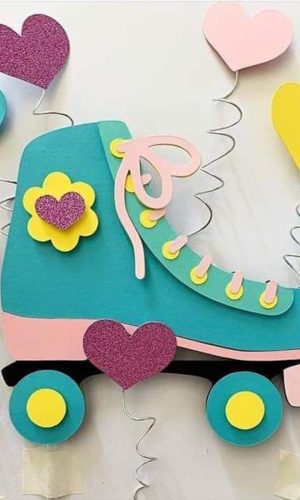Topo de Bolo Patins