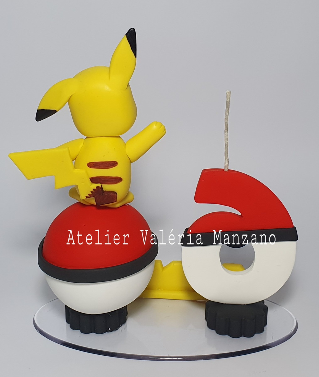 Topo de Bolo Pikachu Personalizado - Imagem 2