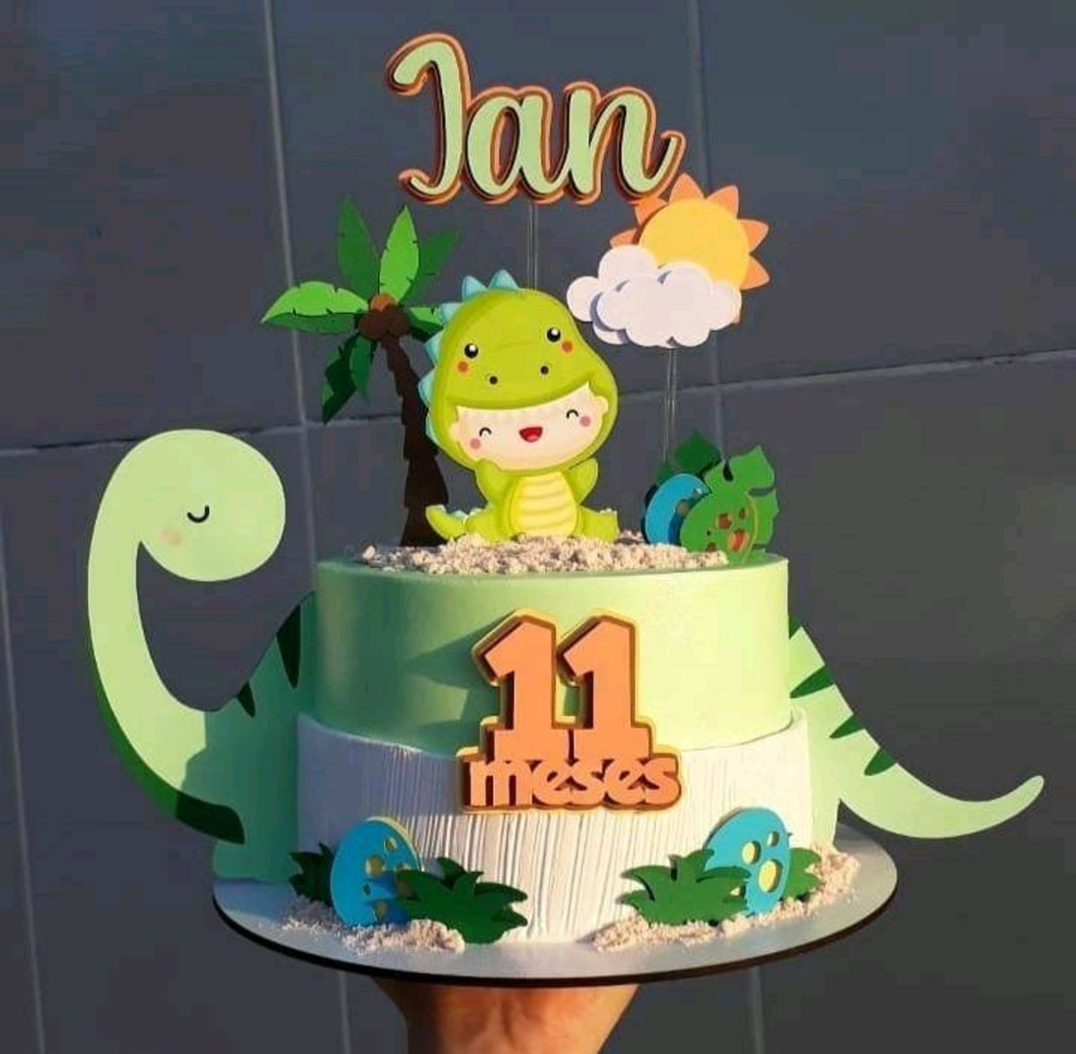 Topo dinossauro cute + 4 ARQUIVOS A SUA ESCOLHA