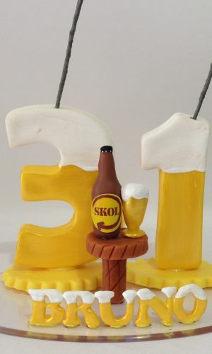 Vela Topo de Bolo Boteco