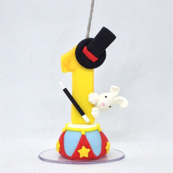 Vela Topo De Bolo Circo