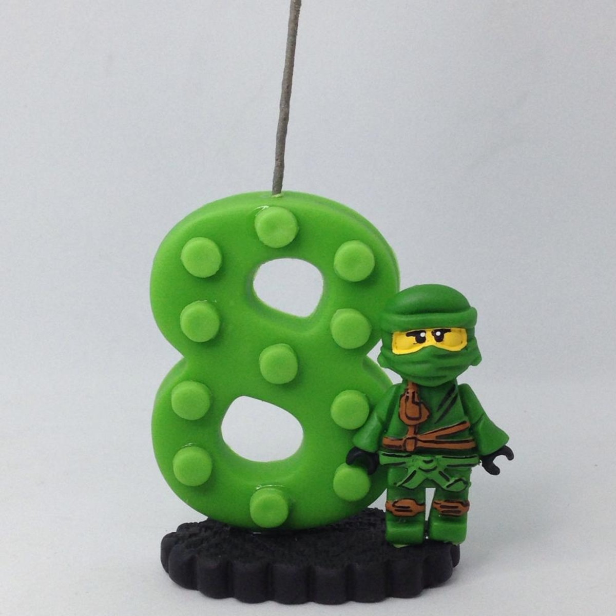 Vela Topo de Bolo Ninja - Imagem 4