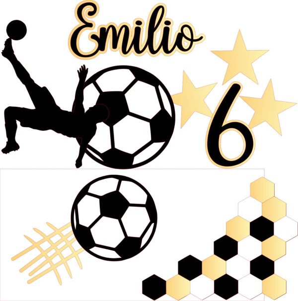 #105 - Arquivo de Corte Topo de Bolo - Futebol - Image 2