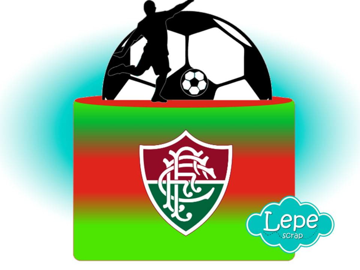 M13 Topo de bolo Fluminense - Futebol