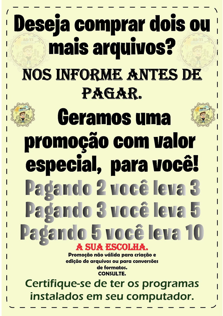 A3077 - Arquivo de Corte Topo de Bolo Promoção - Studio