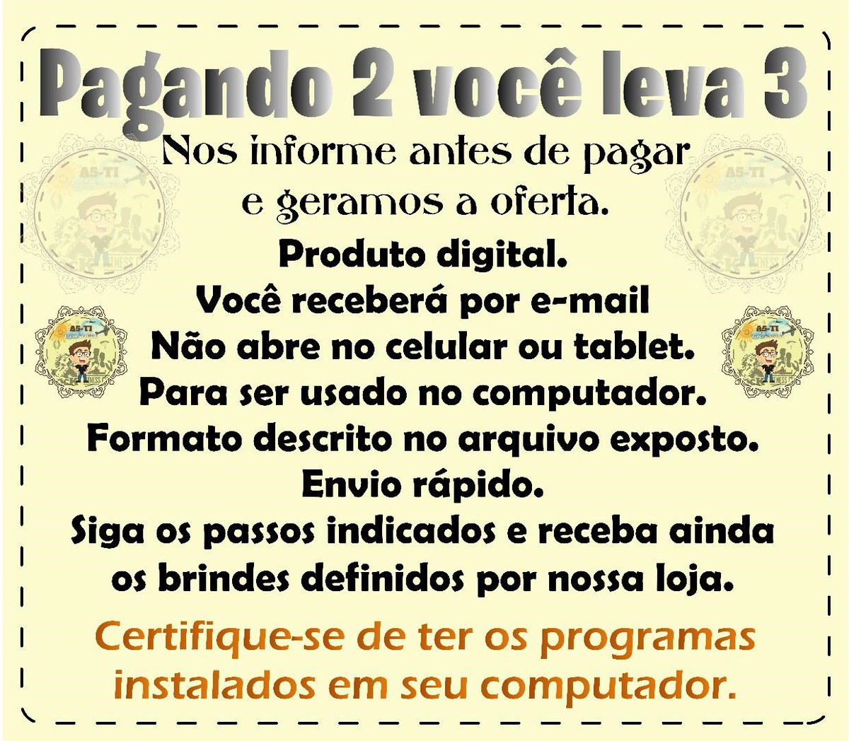 A3077 - Arquivo de Corte Topo de Bolo Promoção - Studio - Imagem 4
