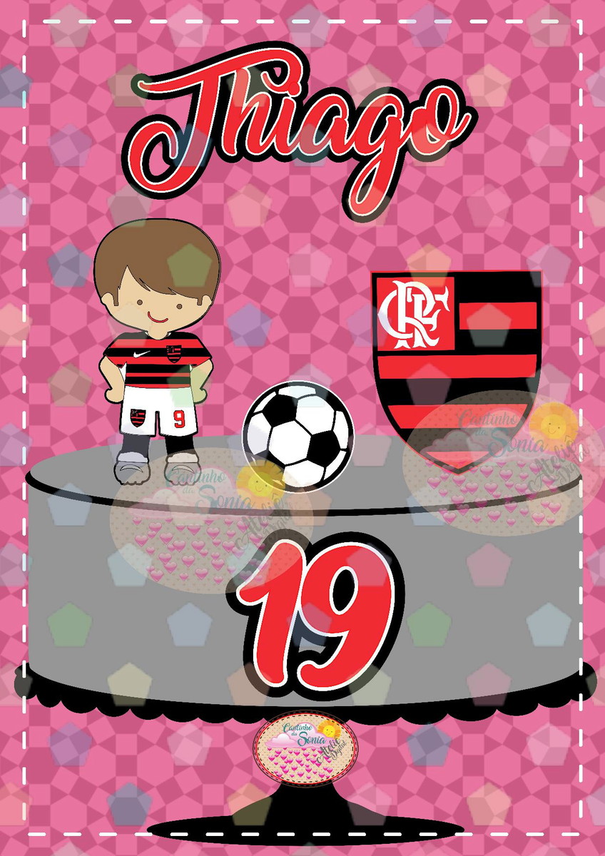 1463 - STUDIO Arquivo Topo Flamengo menino CAMADA e TRAVE 3D