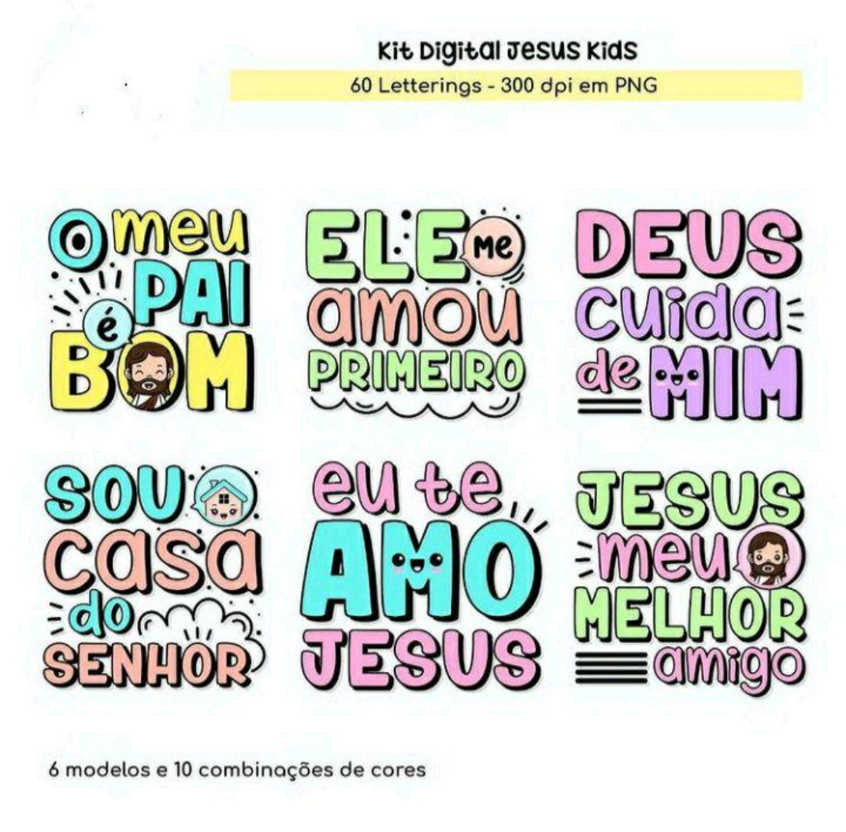27- Kit Digital Jesus Kids Cristã - Imagem 4