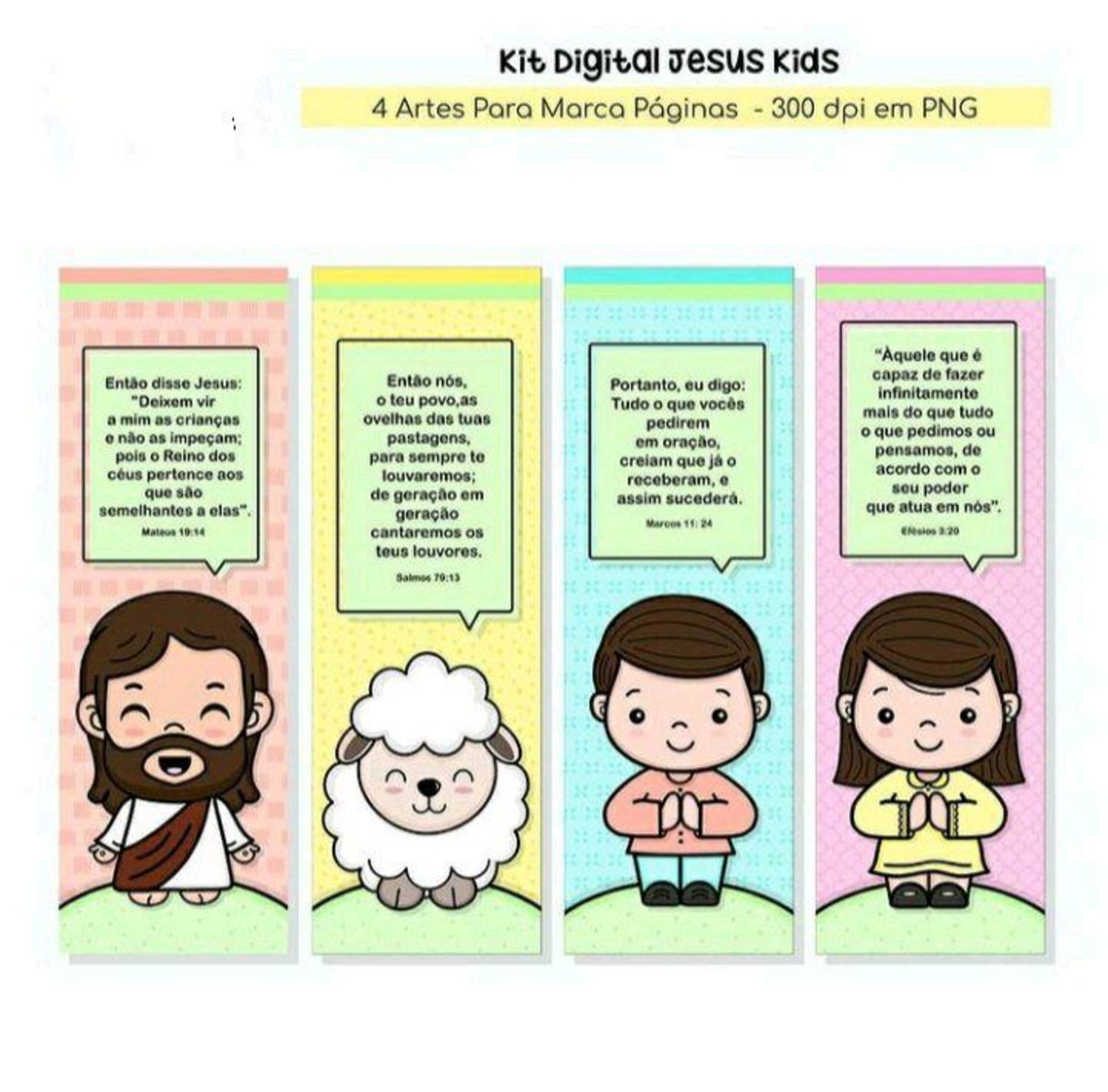 27- Kit Digital Jesus Kids Cristã - Imagem 3
