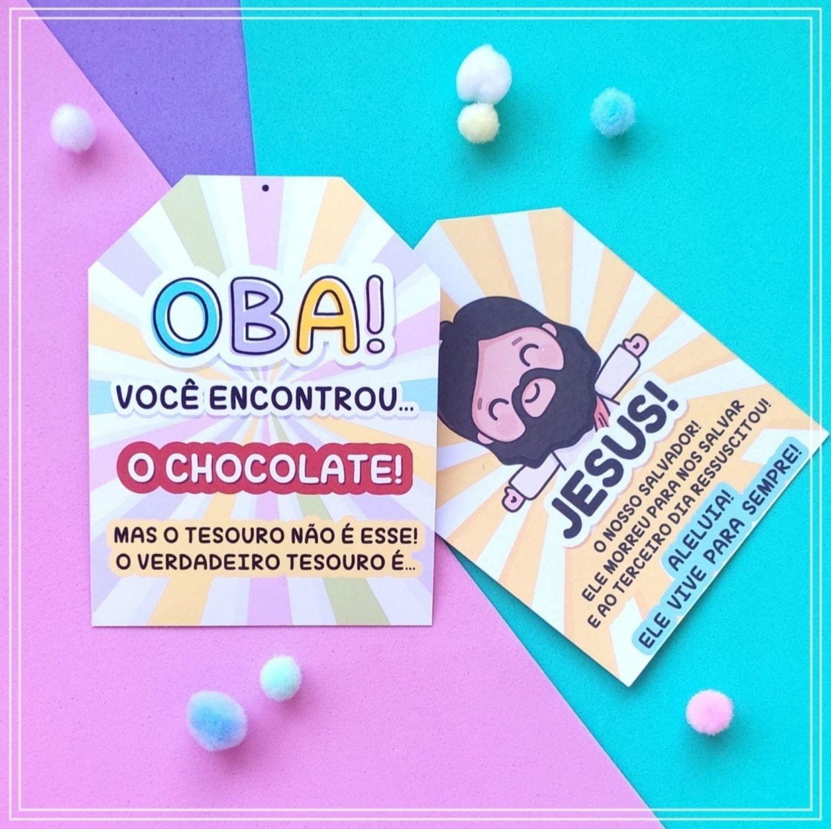 634 -Arquivo de PÁSCOA Caça aos ovos Cristão 2022 - Imagem 3
