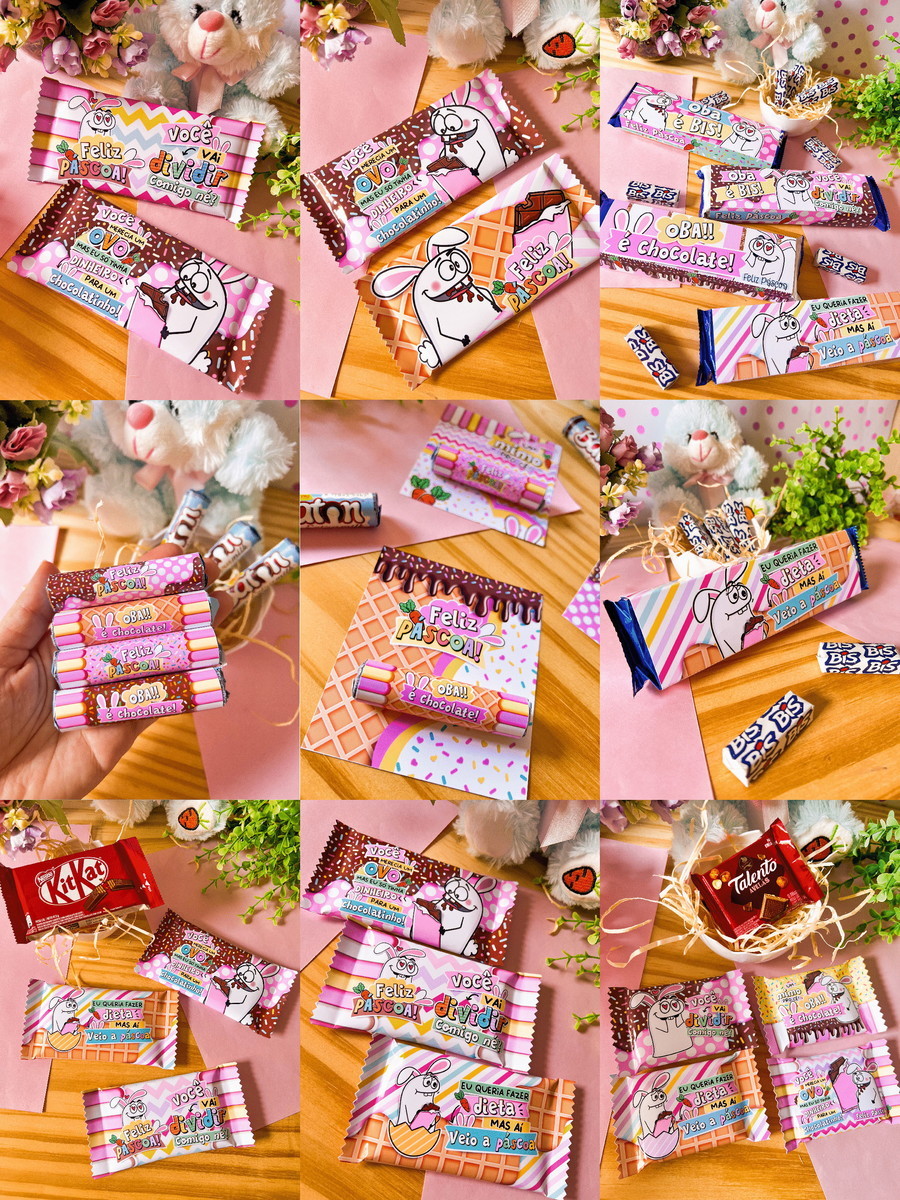 655- Combo Kit Digital Flork Bento Cake Pascoa 2023 - Imagem 2
