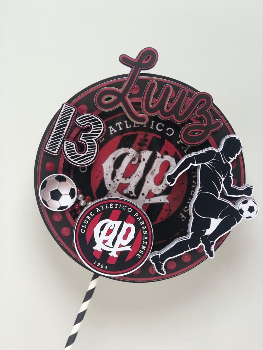 Arquivo Corte Topo Bolo Shaker Atletico Paranaense - Imagem 2