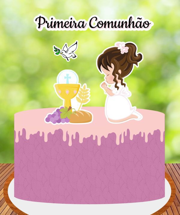 Arquivo Corte Topo Primeira Comunhão Menina 02 -Studio/PDF