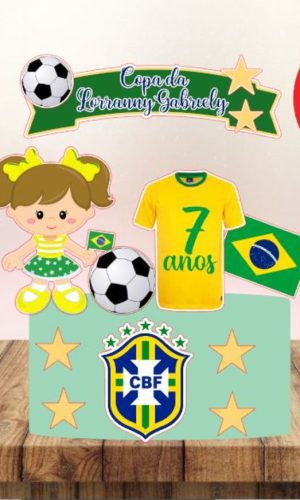 Arquivo Corte - Topo Seleção Brasileira Menina -cod-714